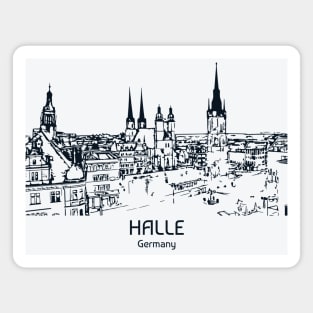 Halle - Germany Magnet